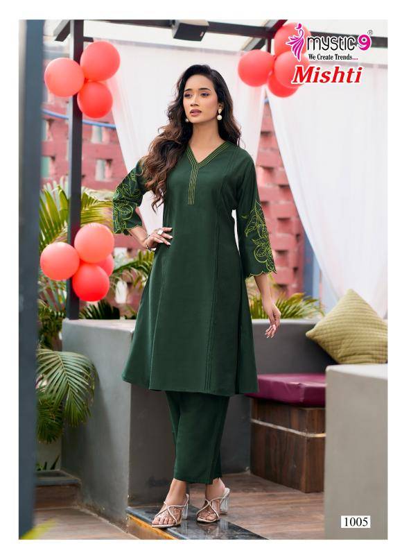 Mystic9 mishti vol 1 coord set Wholesale Kurti suppliers in Mumbai